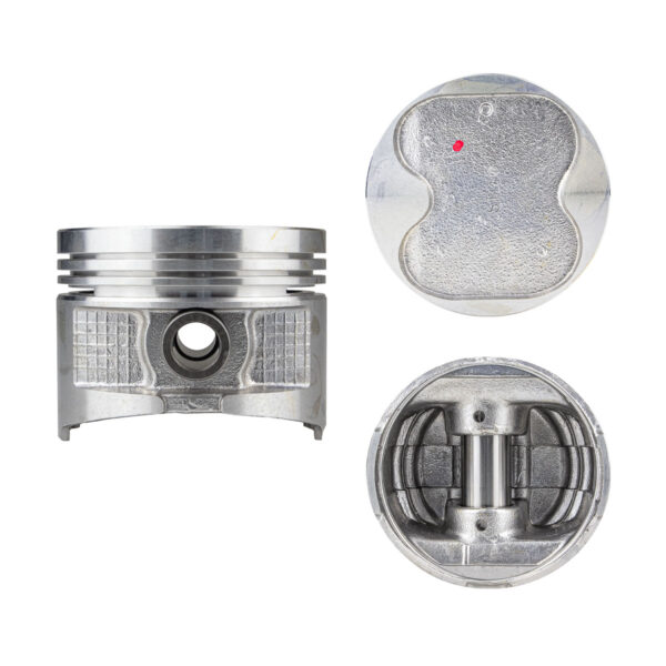 Juego De Pistones (4 Cil.) > Ranuras 1.5 X 1.5 X 3.0, Diam. 78.70 Mm/ 3.098 In, Dist. Comp. 30.60 Mm/ 1.204 In, Acabado Brillante, Sin Seguros > 83-77