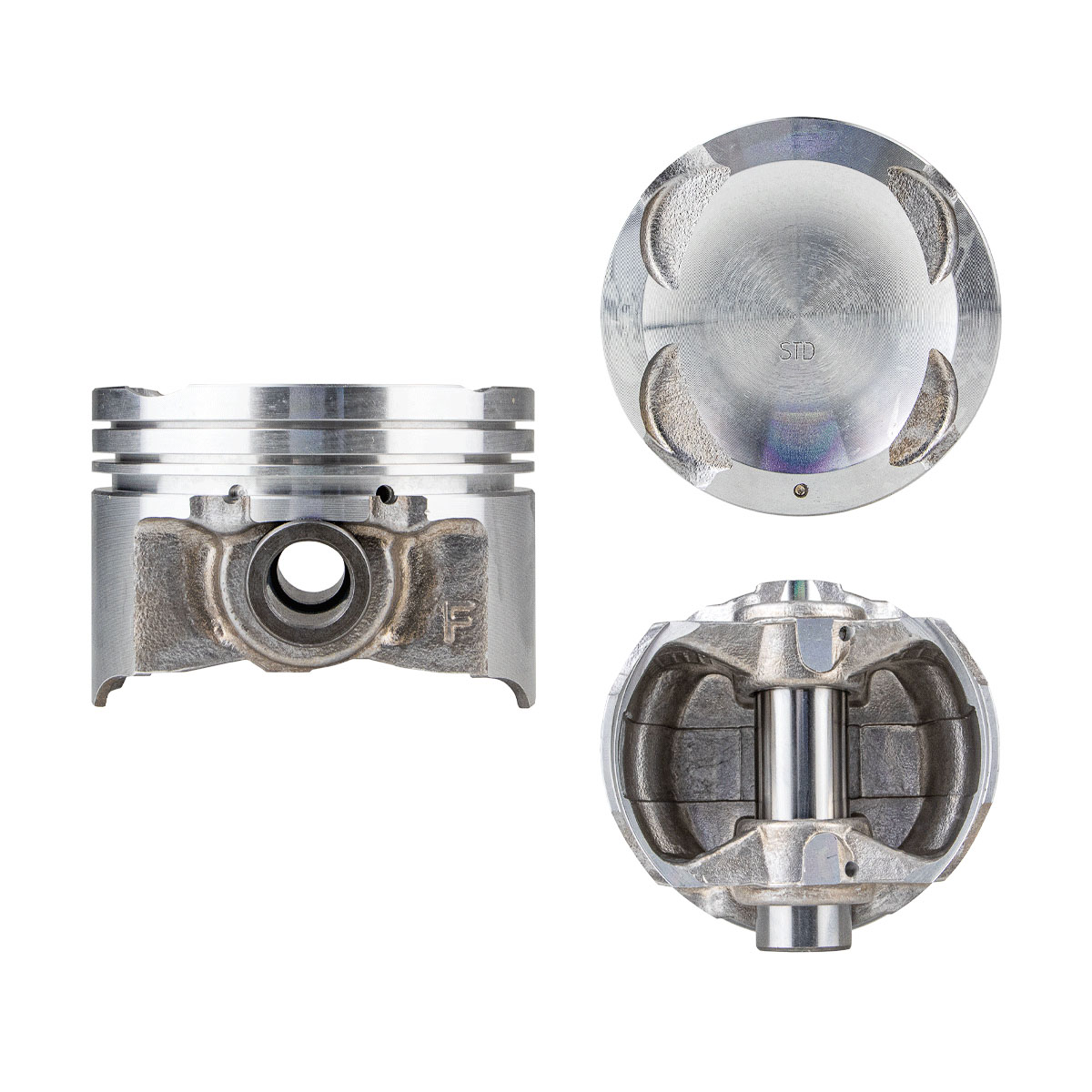 Juego De Pistones (4 Cil.) > Ranuras 1.2 X 1.5 X 3.0, Diam. 78.00 Mm/ 3.071 In, Dist. Comp. 31.00 Mm/ 1.220 In, Acabado Brillante, Sin Seguros > 83-78