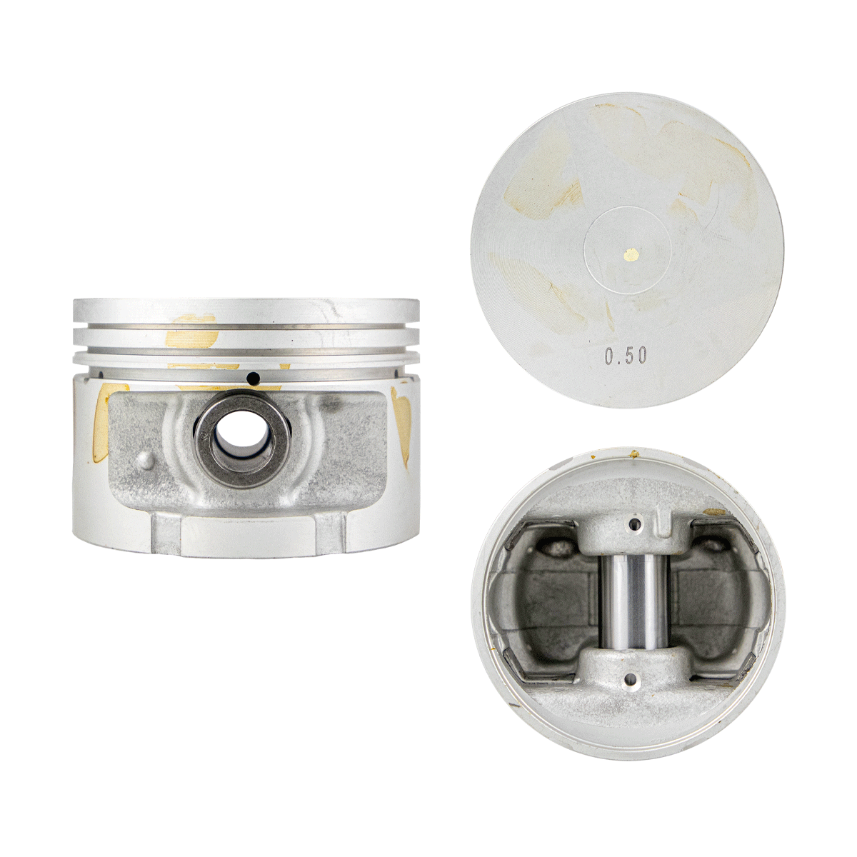 Juego De Pistones (4 Cil.) > Ranuras 1.2 X 1.5 X 2.5, Diam. 76.00 Mm/ 2.992 In, Dist. Comp. 28.20 Mm/ 1.110 In, Acabado Anodizado, Sin Seguros > 83-80