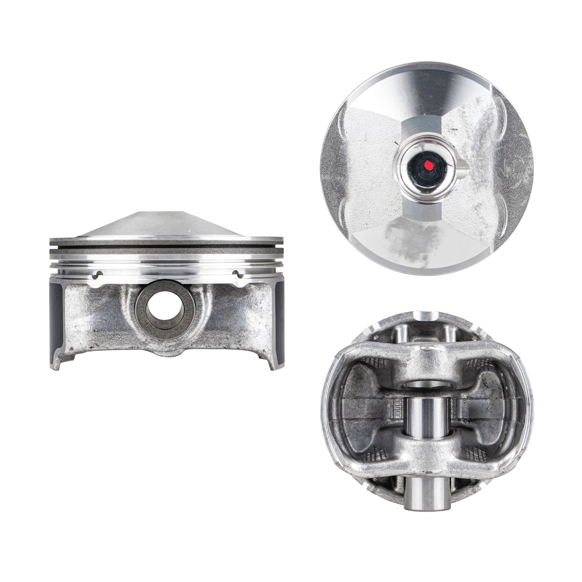 Juego De Pistones (4 Cil.) > Ranuras 1.0 X 1.0 X 2.0, Diam. 89.00 Mm/ 3.504 In, Dist. Comp. 25.80 Mm/ 1.016 In, Acabado Brillante, Con Seguros > 83-84