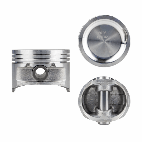 Juego De Pistones (4 Cil.) > Ranuras 1.2 X 1.2 X 2.0, Diam. 67.00 Mm/ 2.638 In, Dist. Comp. 24.50 Mm/ 0.964 In, Acabado Brillante, Sin Seguros > 83-85
