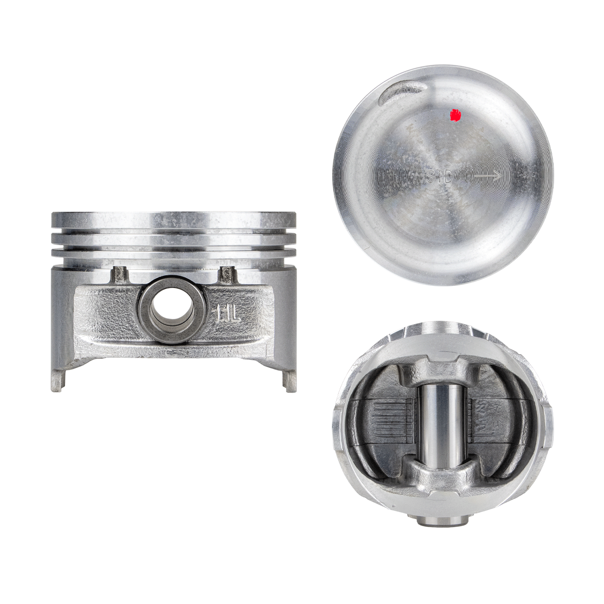 Juego Pistones Dodge Atos 1.1 L4 2003-2008 Ranuras 1.2 X 1.2 X 2.5 | 83-8505 30 Spq