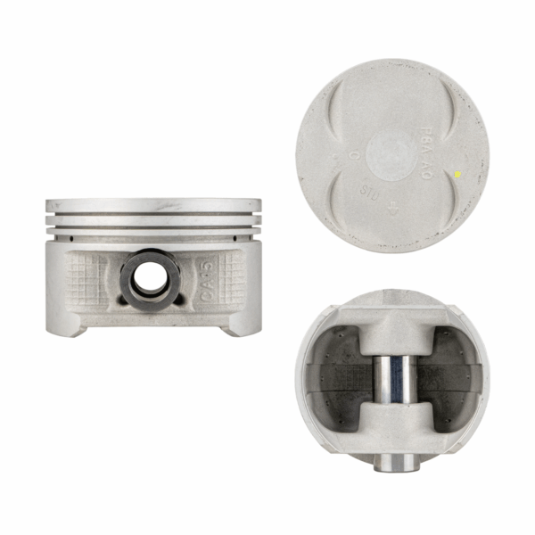 Juego De Pistones (6 Cil.) > Ranuras 1.2 X 1.2 X 2.8, Diam. 86.00 Mm/ 3.386 In, Dist. Comp. 30.00 Mm/ 1.181 In, Acabado Anodizado, Con Seguros > 83-85