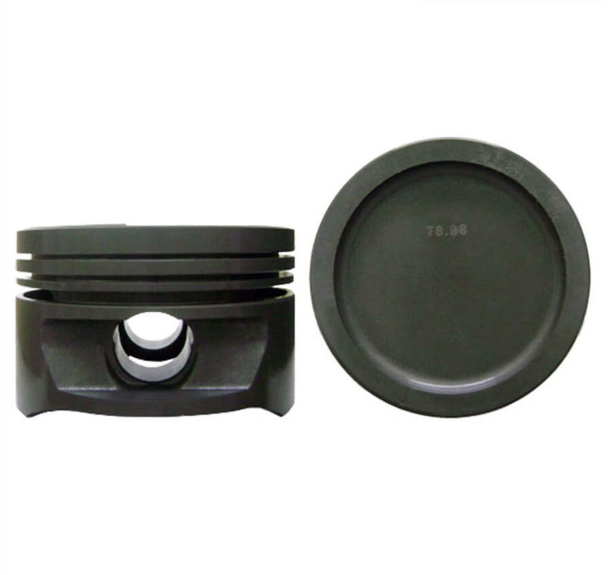 Juego De Pistones (4 Cil.) > Ranuras 1.2 X 1.5 X 3.0, Diam. 79.00 Mm/ 3.110 In, Dist. Comp. 28.00 Mm/ 1.102 In, Acabado Fosfatado, Sin Seguros > 83-87