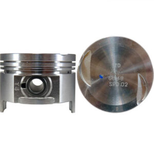 Juego De Pistones (4 Cil.) > Ranuras 1.2 X 1.2 X 2.5, Diam. 68.50 Mm/ 2.697 In, Dist. Comp. 25.30 Mm/ 0.996 In, Acabado Brillante, Con Seguros > 83-87