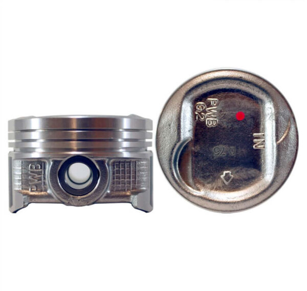 Juego De Pistones (4 Cil.) > Ranuras 1.0 X 1.2 X 2.0, Diam. 73.00 Mm/ 2.874 In, Dist. Comp. 26.20 Mm/ 1.031 In, Acabado Brillante, Sin Seguros > 83-88