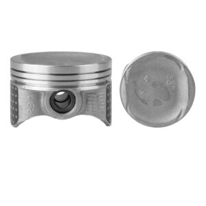 Juego De Pistones (4 Cil.) > Ranuras 1.0 X 1.0 X 1.5, Diam. 73.00 Mm/ 2.874 In, Dist. Comp. 26.20 Mm/ 1.031 In, Acabado Brillante, Cabeza Con Cazuela,
