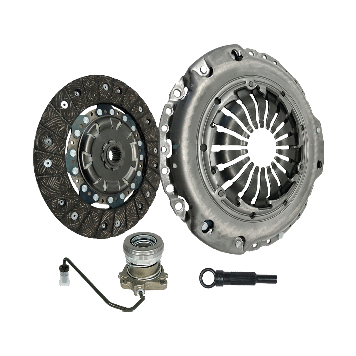 Kit De Clutch Diámetro Externo: 228.60 Mm/ 9.000 In, Diámetro Interno: 22.20 Mm/ 0.874 In, Estriado: 20, Con Collarín: Nab3645, Volante Tipo Plano, (M